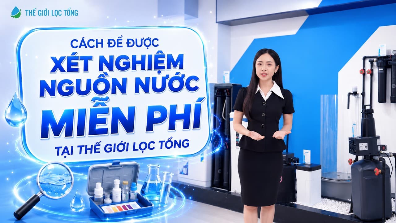 Xét nghiệm nước xong rồi hãy quyết định lắp lọc tổng – hoàn toàn miễn phí