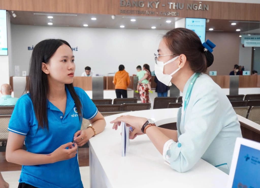 Nhân viên được tư vấn tận tình về tình trạng sức khoẻ