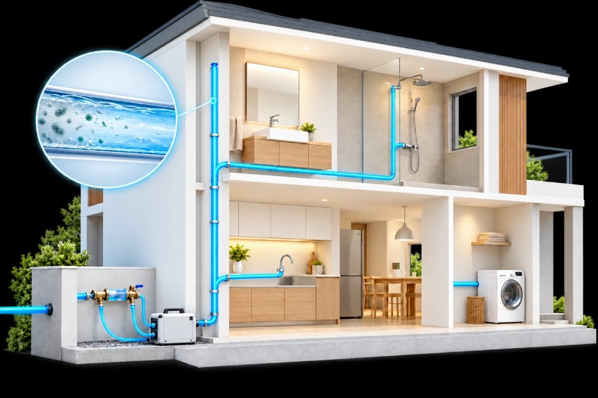 DigiPipe Protect — giải pháp khử trùng đường ống nước toàn nhà