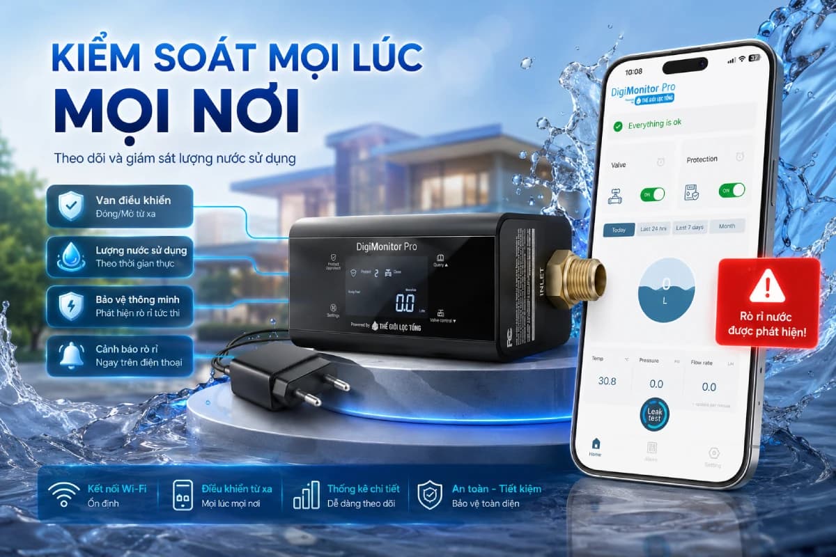 Hệ thống IoT theo dõi, cảnh báo sự cố thông minh DigiMonitor Pro