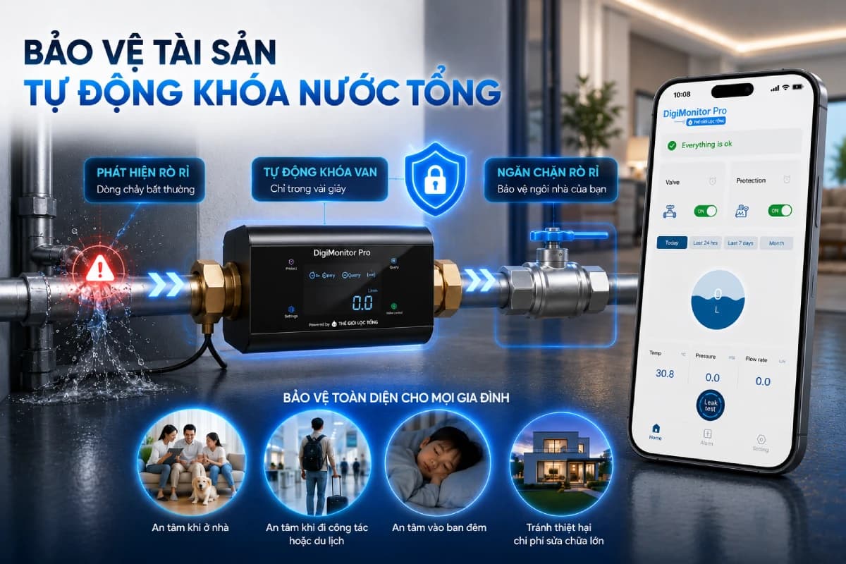 Hệ thống IoT theo dõi, cảnh báo sự cố thông minh DigiMonitor Pro