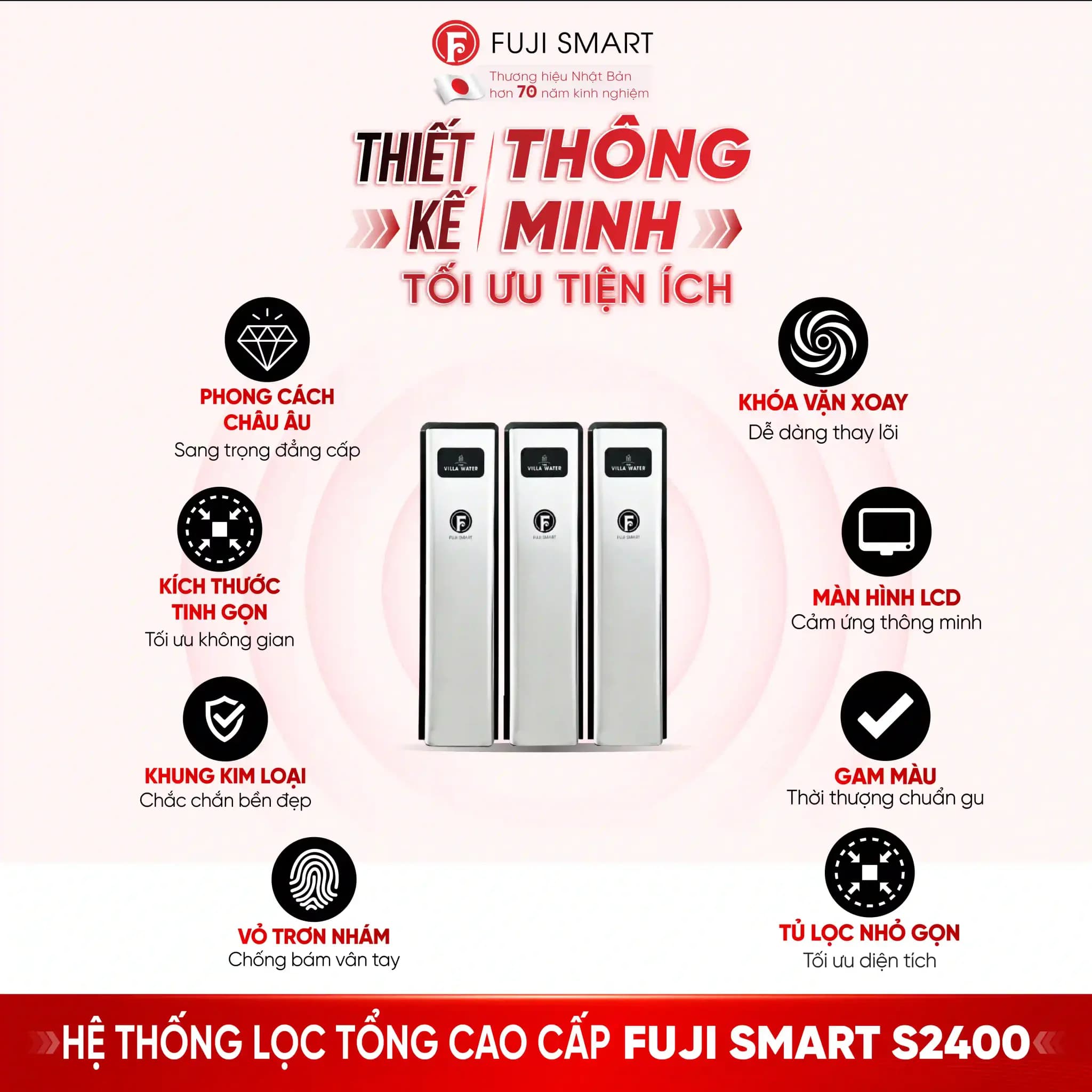 Hệ thống lọc tổng Fuji Smart S2400