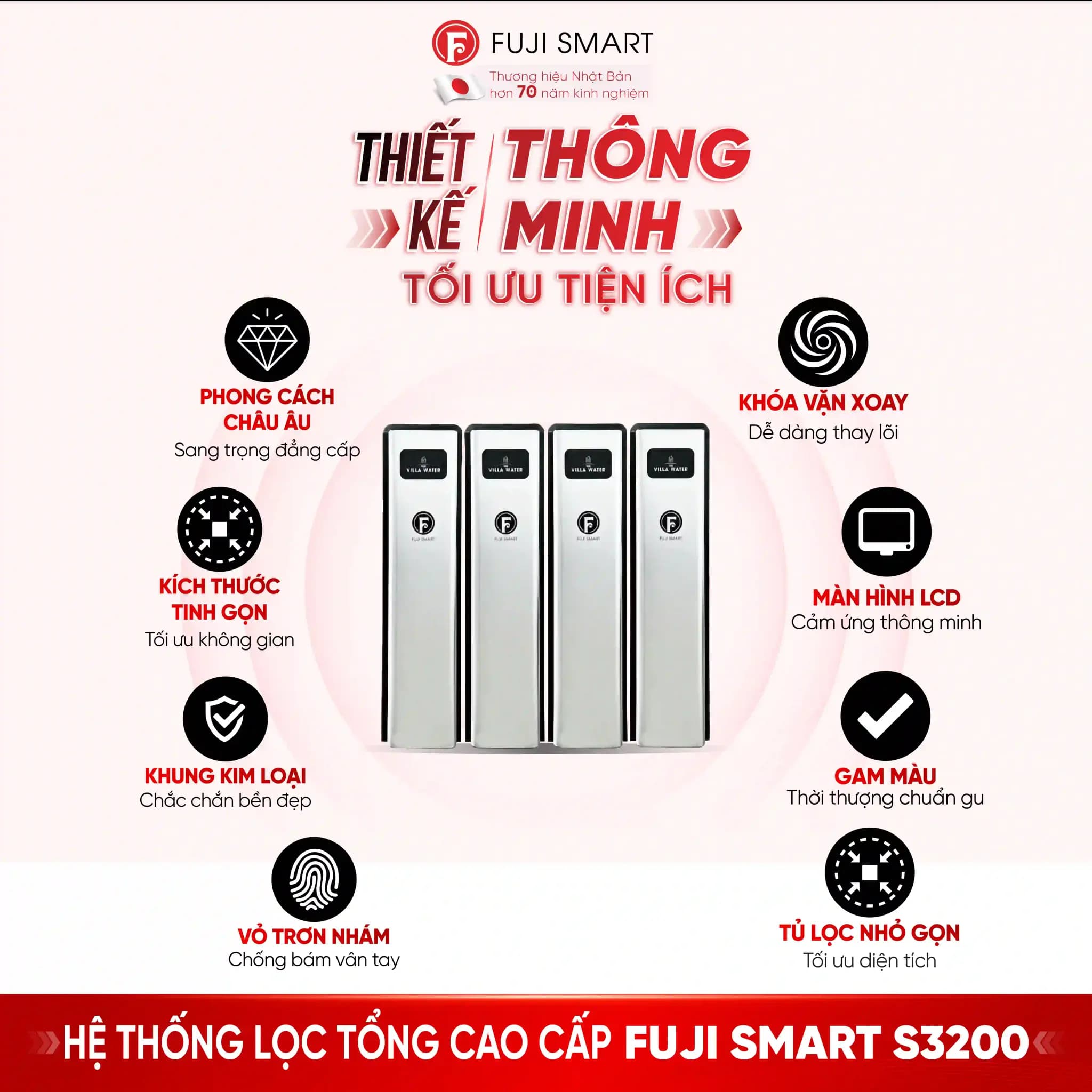 Hệ thống lọc tổng cao cấp Fuji Smart S3200