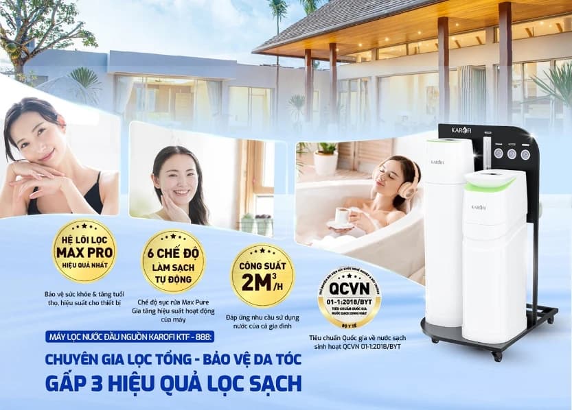 Hệ thống lọc tổng Karofi KTF-888