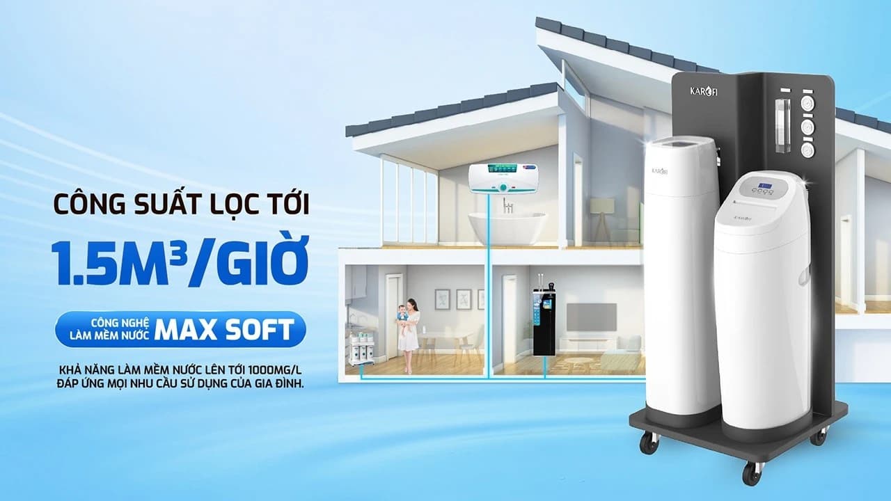 Hệ thống lọc tổng Karofi WHF-E666