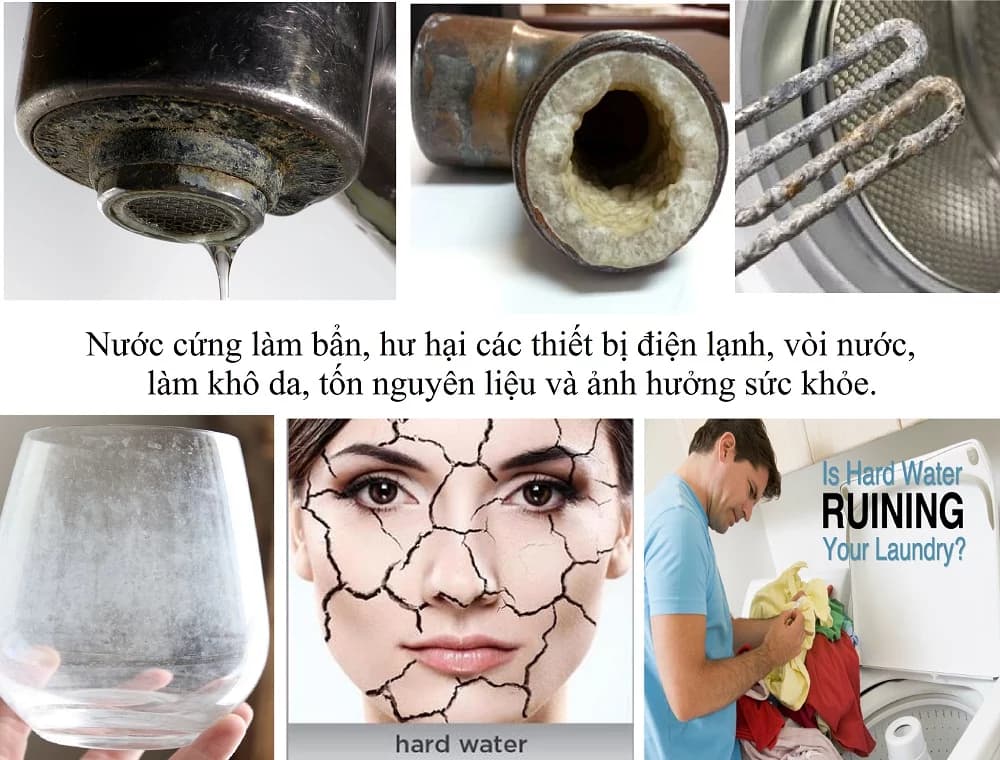 Nước cứng và cáu cặn đá vôi là gì?