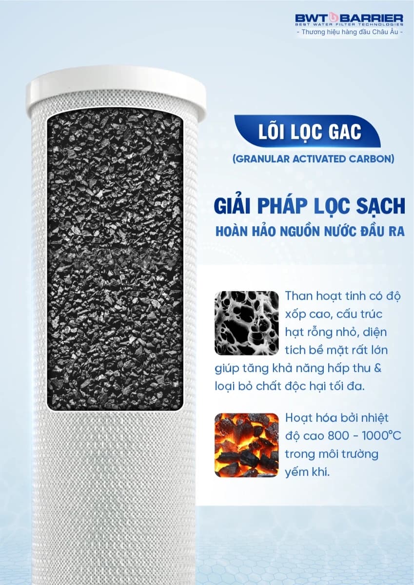 Hệ thống lọc tổng đầu nguồn giúp loại bỏ nước cứng