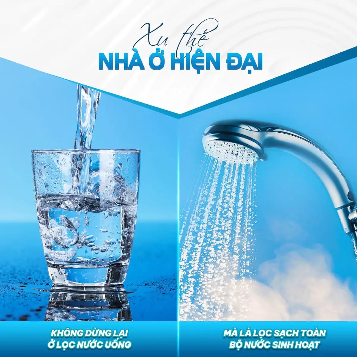 Lắp lọc tổng đầu nguồn – giải pháp chủ động bảo vệ nguồn nước sinh hoạt sạch khuẩn cho cả gia đình