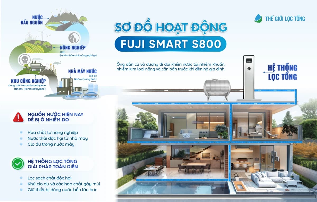 Sơ đồ hoạt động của Fuji Smart S800