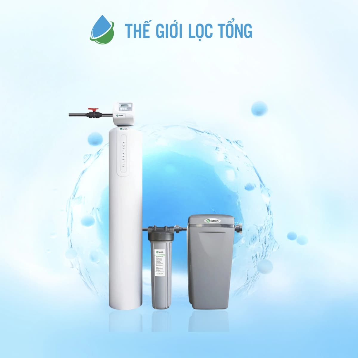 AO Smith i97 F (F1) là hệ thống lọc tổng đầu nguồn thông minh