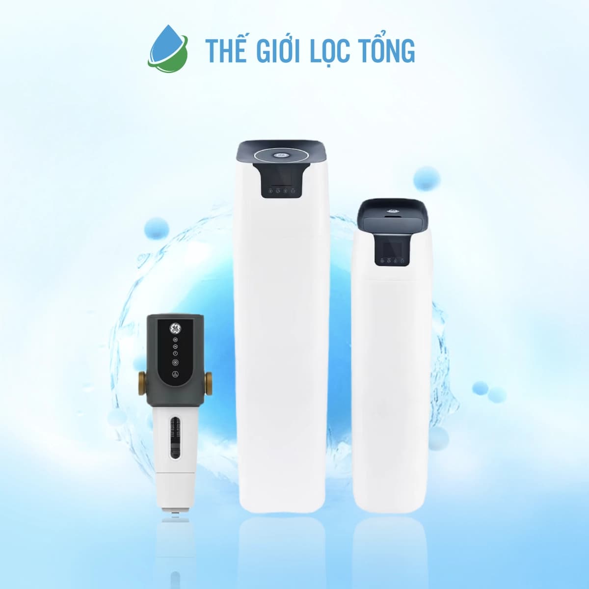 GE WH30A là hệ thống lọc tổng đầu nguồn dành biệt thự