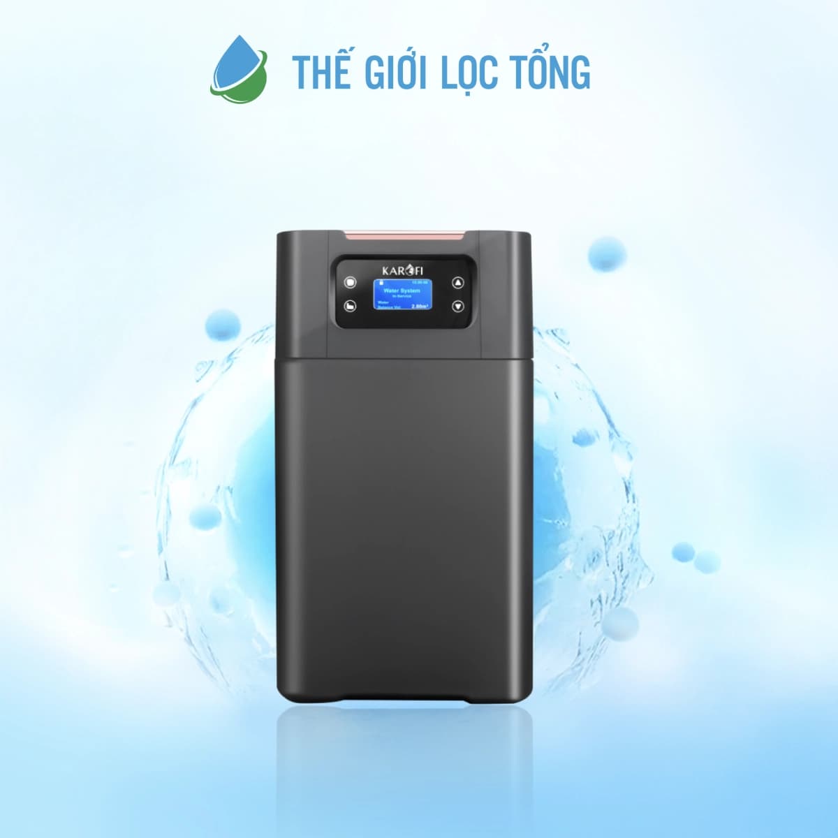 Hệ thống lọc tổng đầu nguồn Karofi KTF-P01 cao cấp cho chung cư