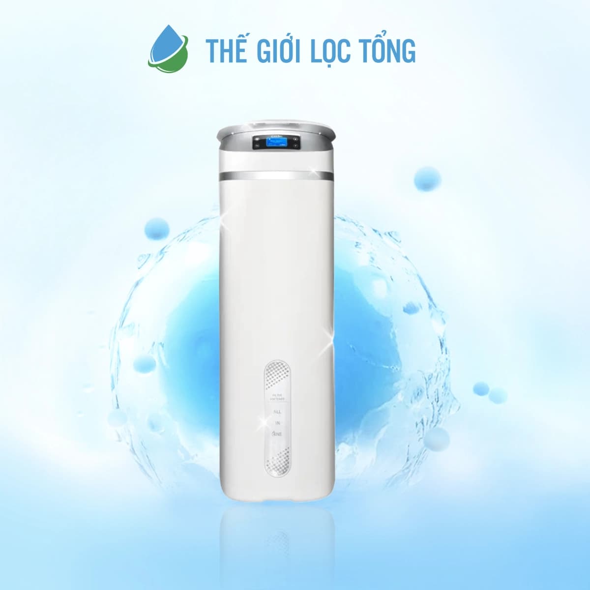 Hệ thống lọc tổng đầu nguồn Karofi KTF-P02 thiết kế tinh tế gọn đẹp
