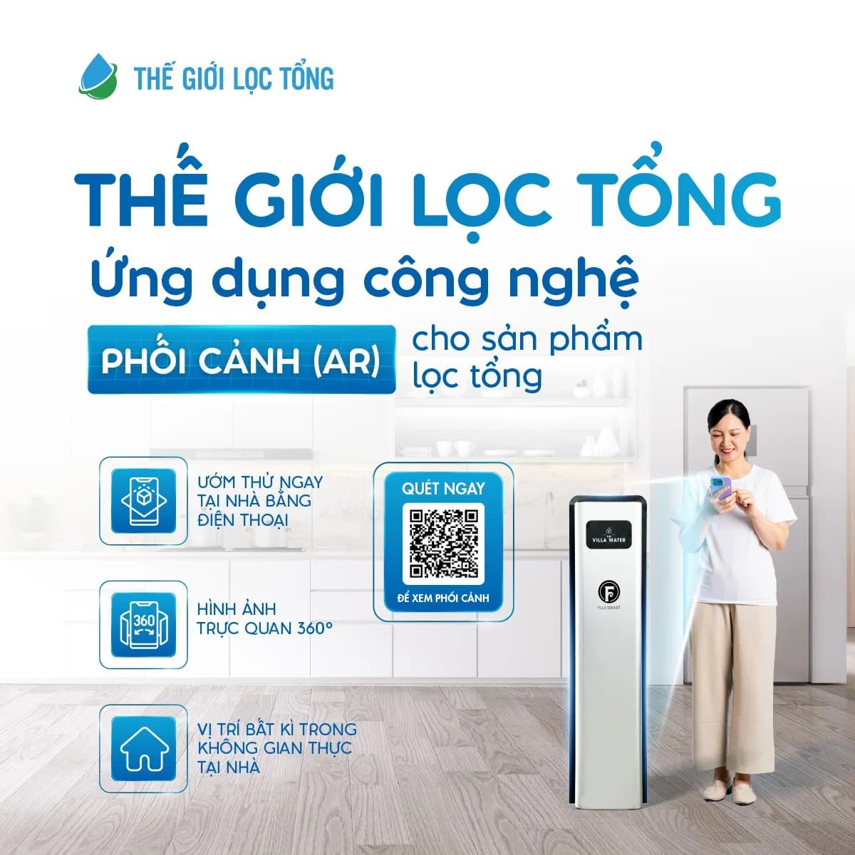 Tiên phong ứng dụng công nghệ phối cảnh AR