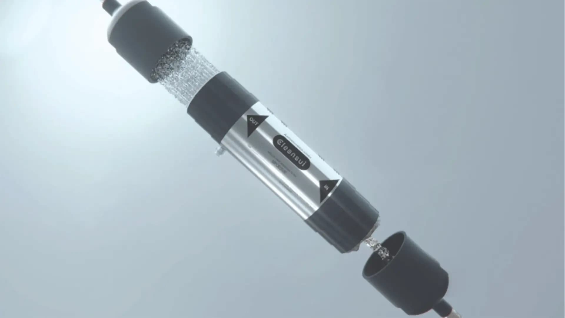 Công nghệ màng lọc sợi rỗng giúp loại bỏ các vi khuẩn, tạp chất nhỏ đến 0,01 micromet của lọc tổng đầu nguồn cleansui