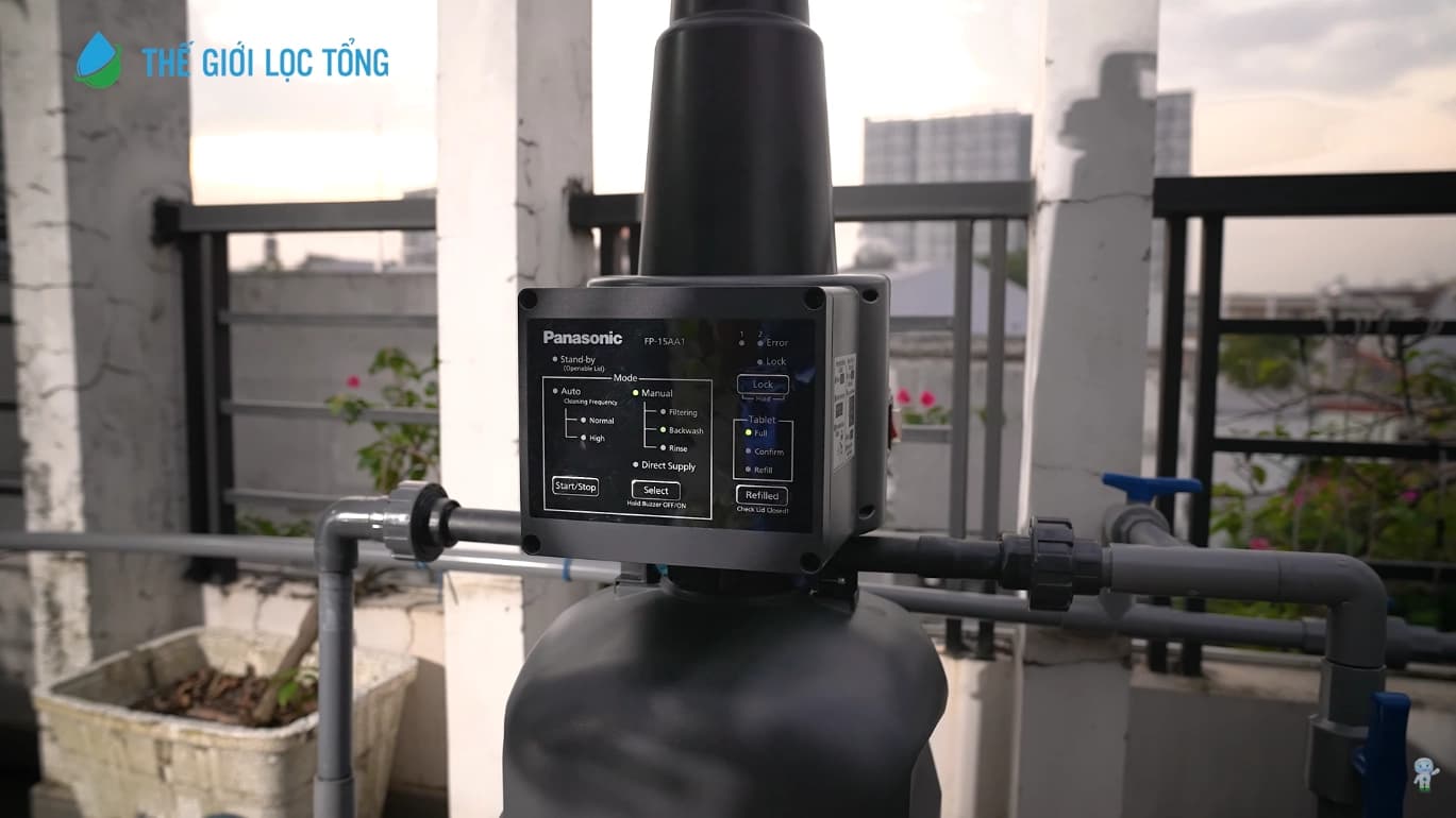 Dự án lắp đặt hệ thống lọc tổng đầu nguồn Panasonic FP-15AA1VN tại Thủ Đức