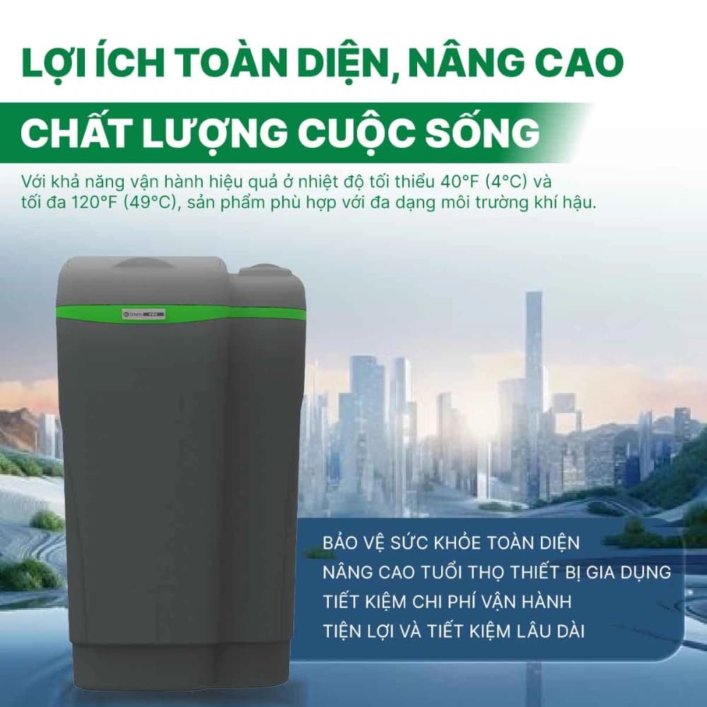 Hệ thống lọc tổng đầu nguồn A. O. Smith bảo vệ toàn diện không gian sống