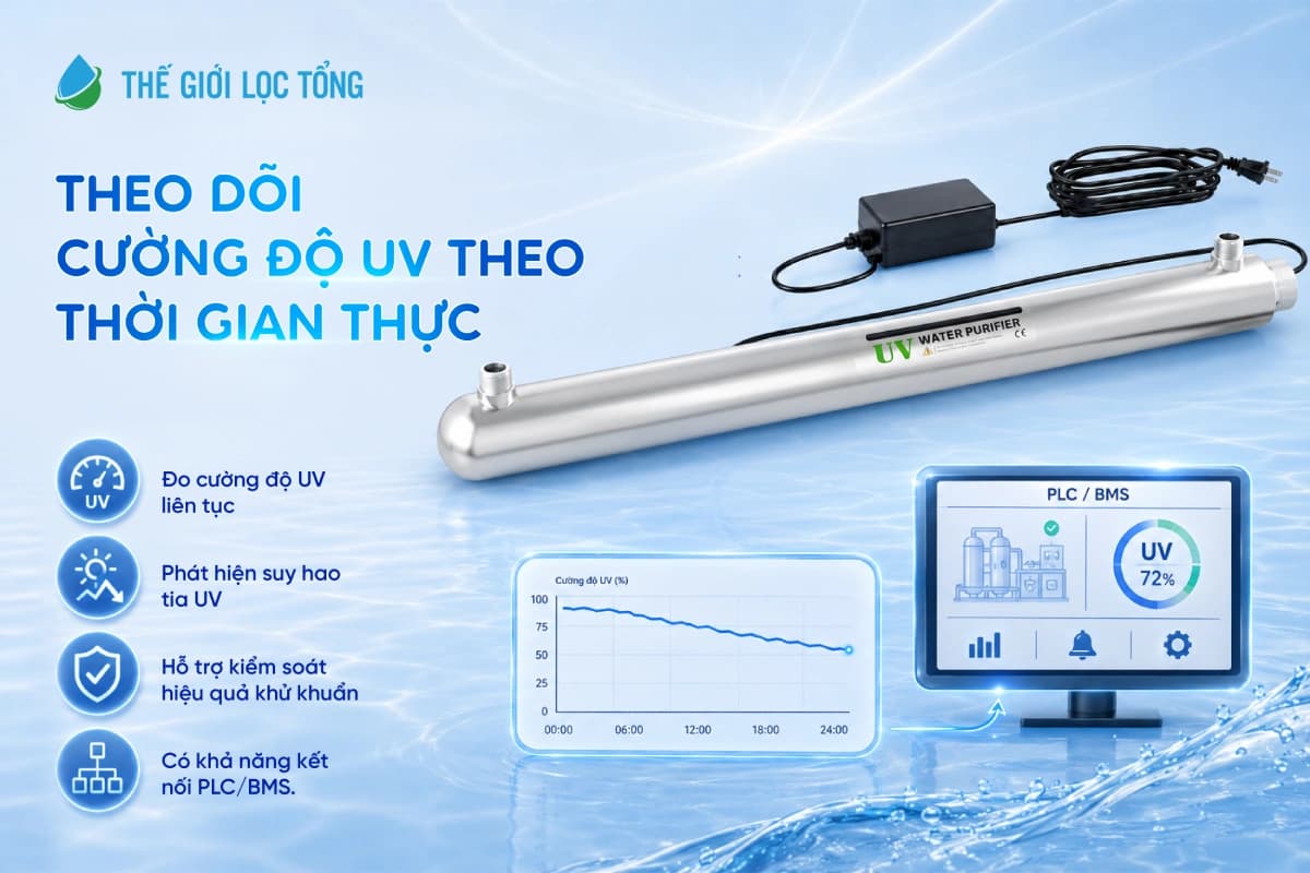 Đèn UV khử khuẩn nước Fuji Smart SSE 055