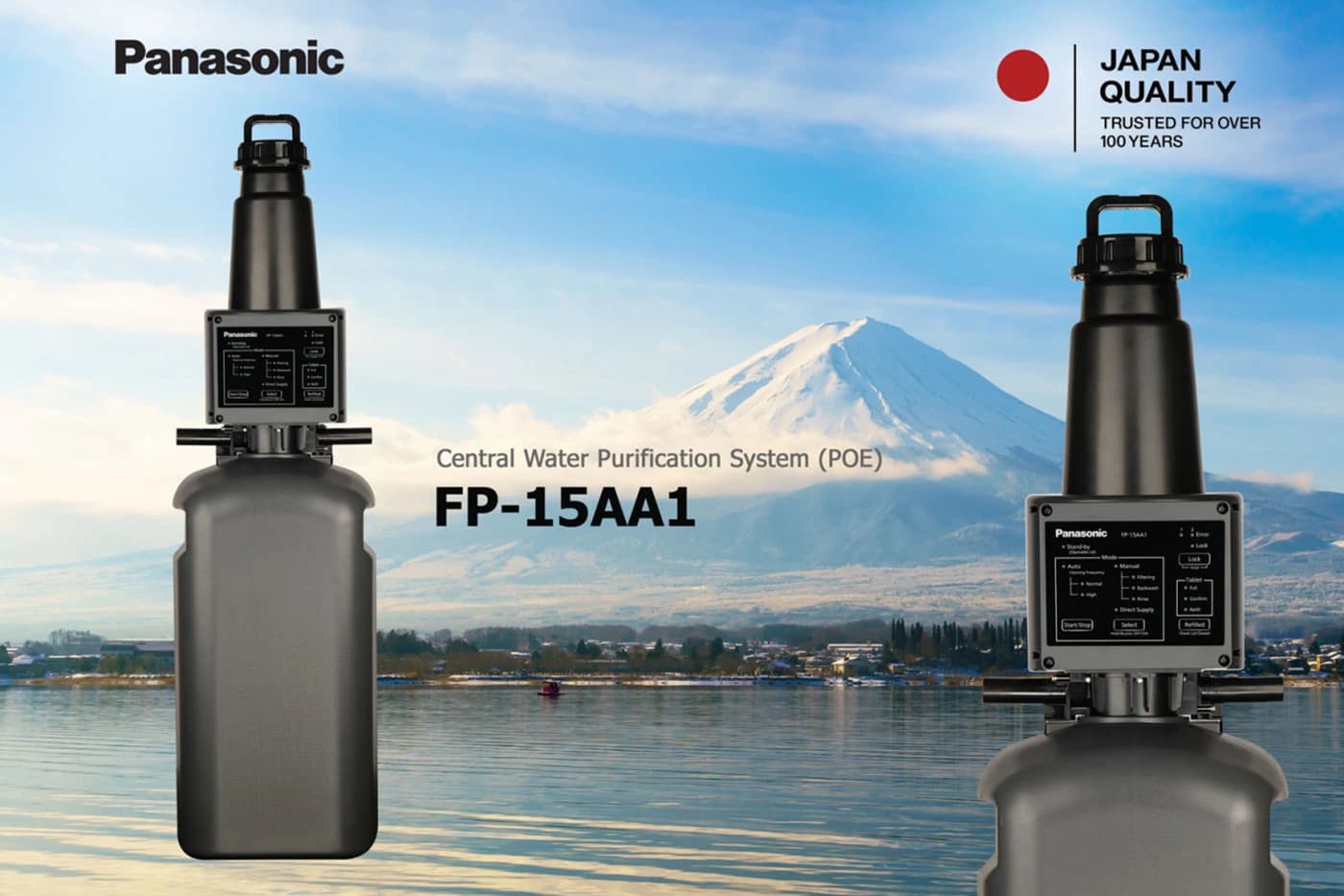 Hệ thống lọc nước tổng Panasonic FP-15AA1 với tinh hoa công nghệ Nhật Bản