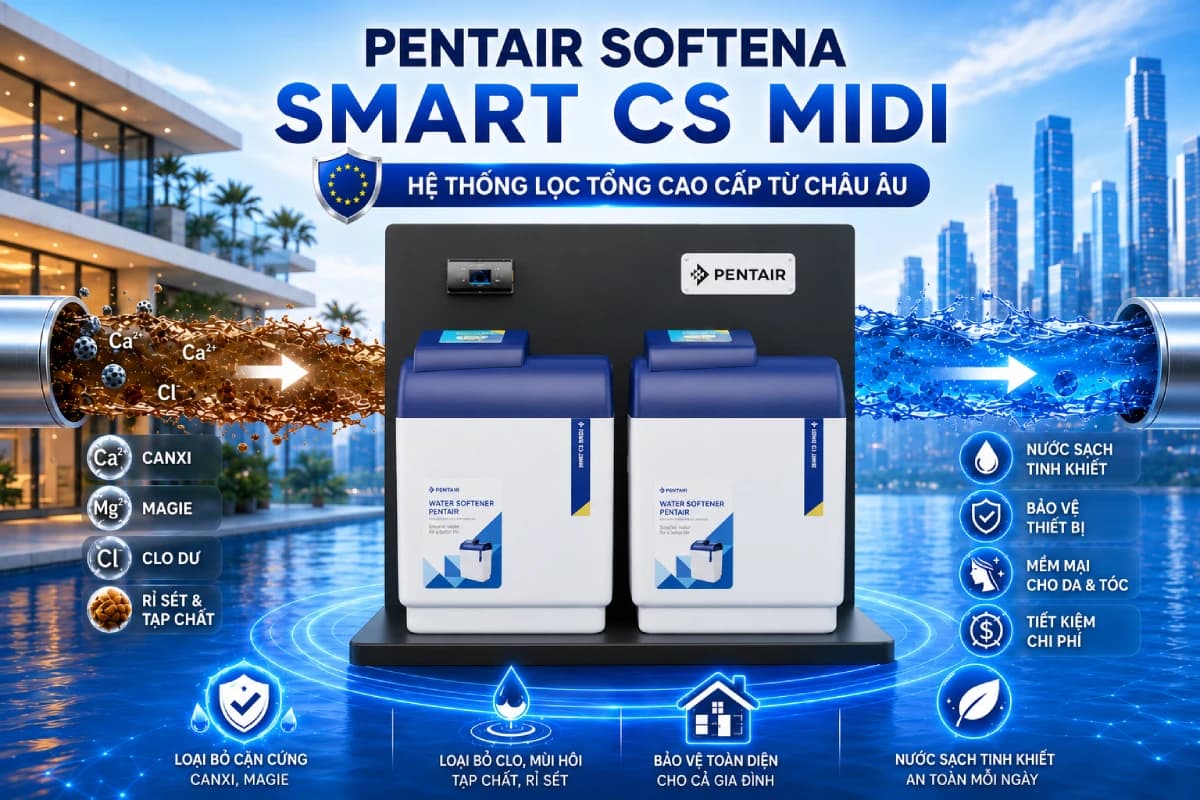 Hệ thống lọc tổng Pentair Midi