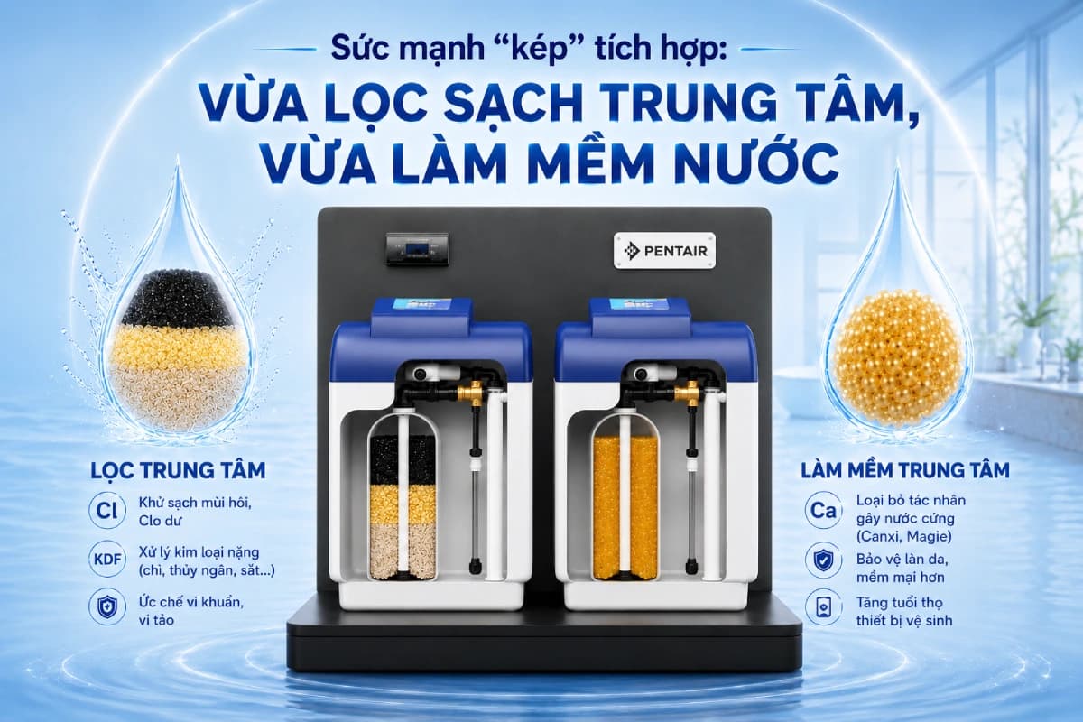 Lọc nước đầu nguồn thông minh