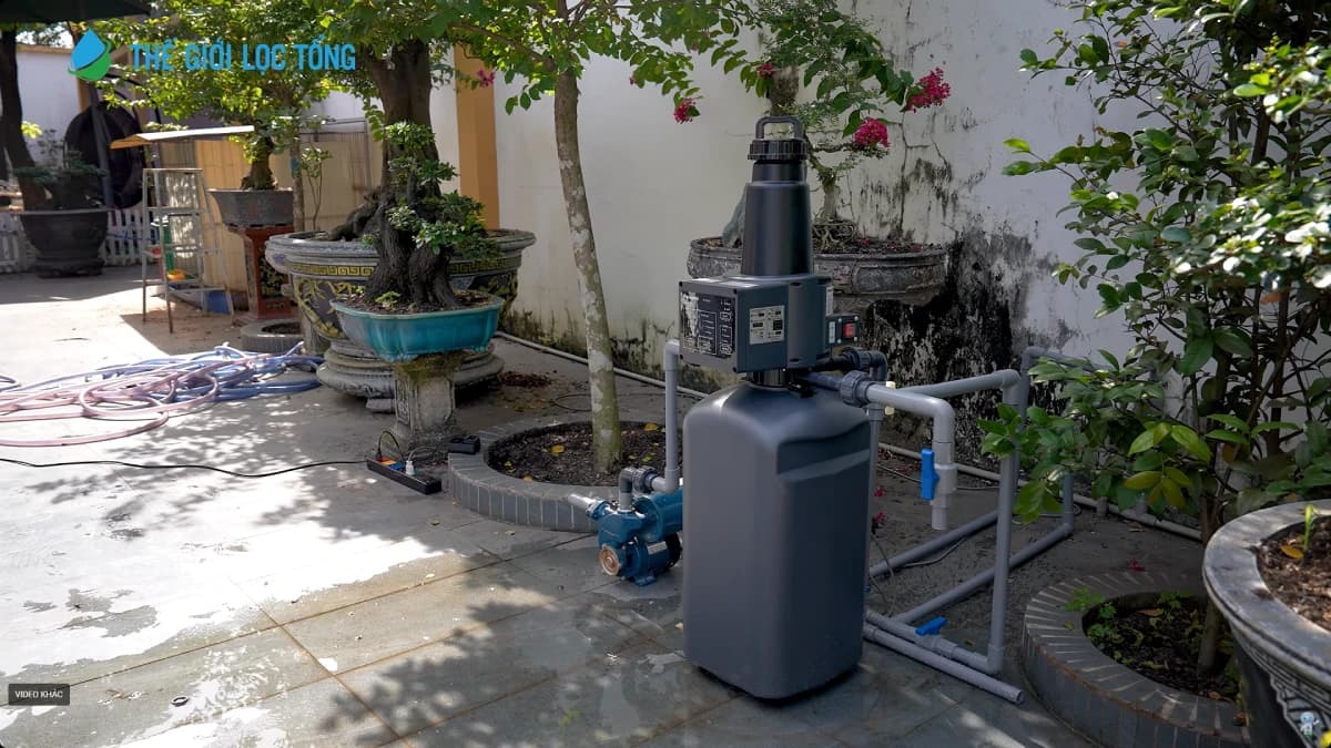 Lọc nước tổng đầu nguồn giúp đảm bảo nguồn nước ổn định, an toàn cho cây trồng và môi trường đất