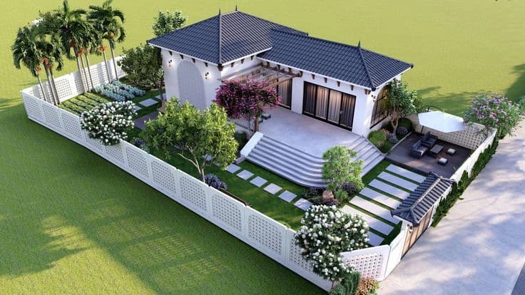 Ở biệt thự nhà vườn, lượng nước dùng cho tưới cây, chăm sóc cảnh quan, hồ cá, thảm cỏ có thể chiếm tỷ lệ rất lớn nên máy lọc nước uống thôi là chưa đủ.