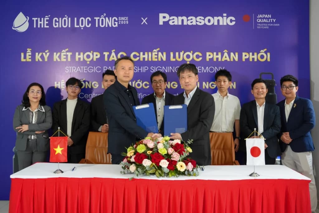 Thế Giới Lọc Tổng ký kết hợp tác chiến lược phân phối với tập đoàn Panasonic
