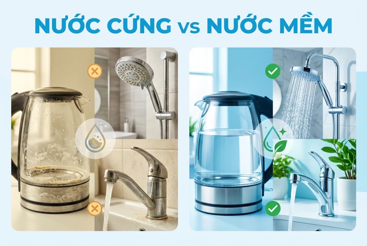 Tác hại của nước cứng đối với cuộc sống là gì?