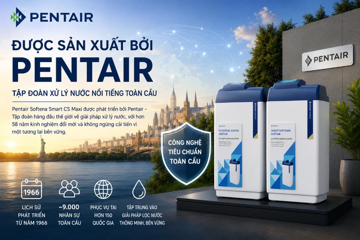 Giới thiệu về thương hiệu Pentair Hoa Kỳ