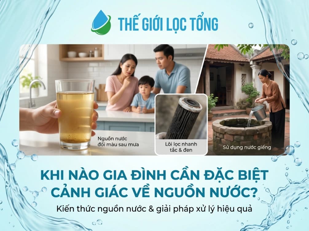 Khi nào cần cảnh giác khi nước giếng có mùi bùn?