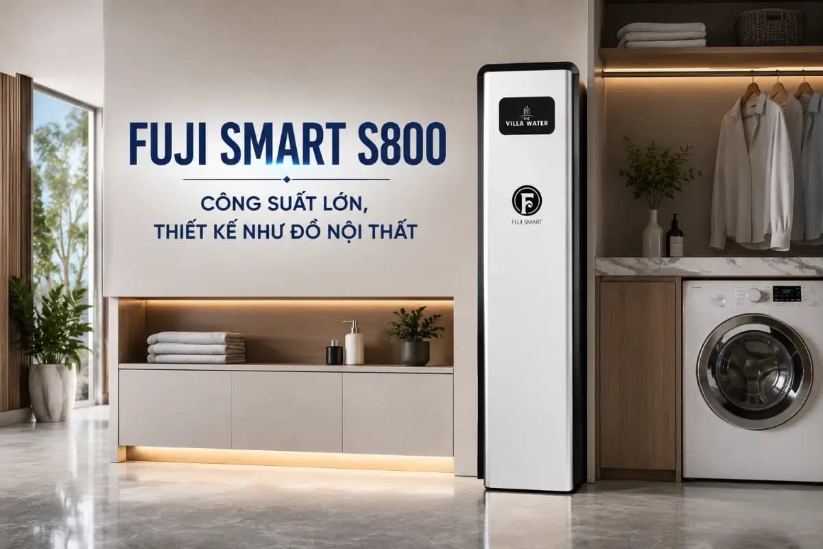 hệ thống lọc tổng cho nhà phố Fuji Smart S800