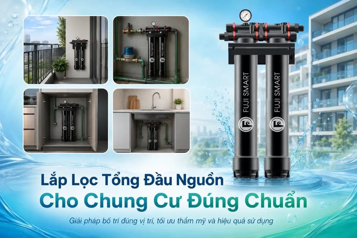 Lắp lọc tổng đầu nguồn cho chung cư đúng chuẩn