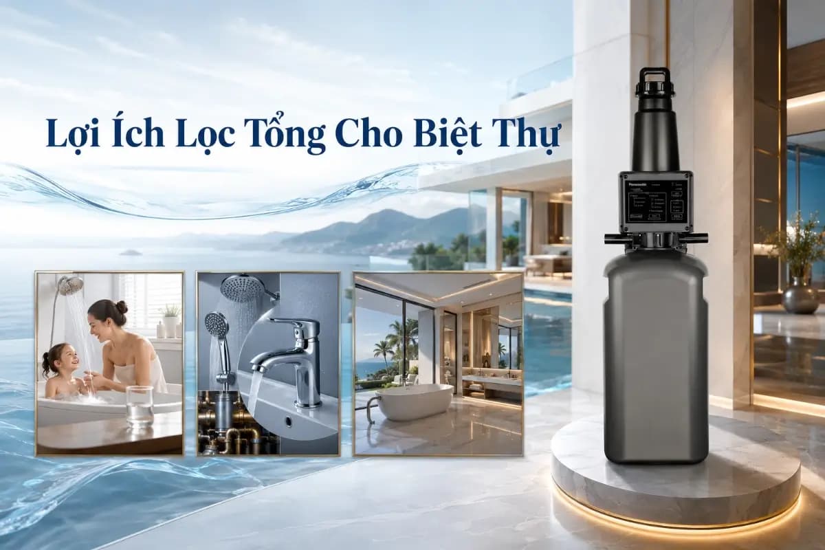 Lợi ích tổng quan khi sử dụng lọc tổng cho biệt thự
