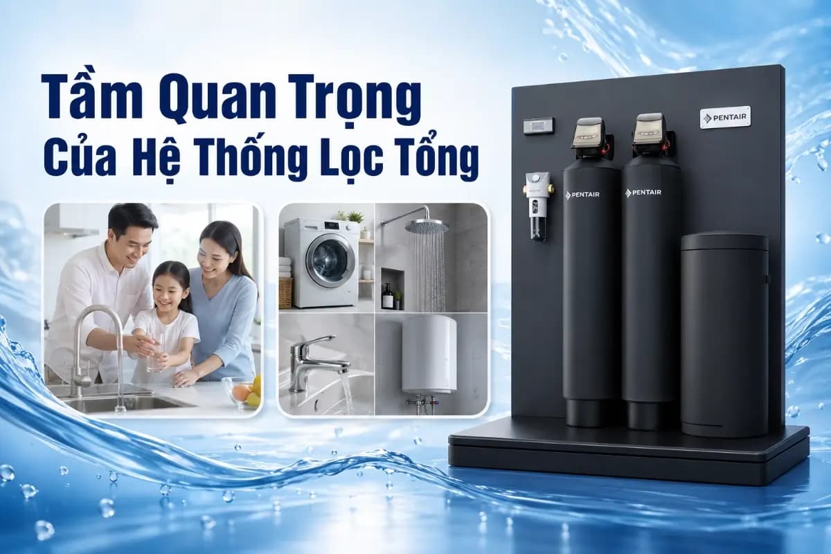 Tầm quan trọng của hệ thống lọc tổng trong sinh hoạt