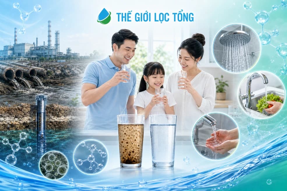Tìm hiều TCE trong nước uống và những điều cần đáng quan tâm