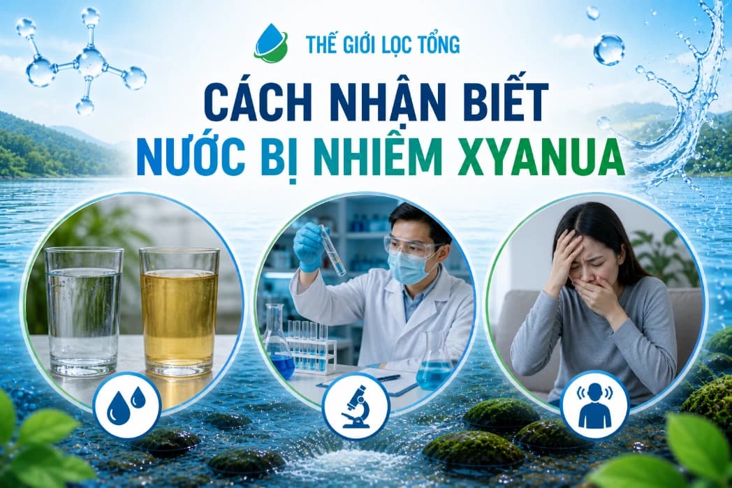Cách nhận biết nước bị nhiễm Xyanua