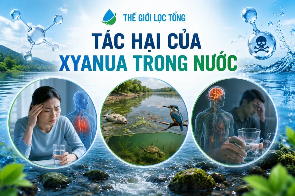 Tác hại của Xyanua trong nước