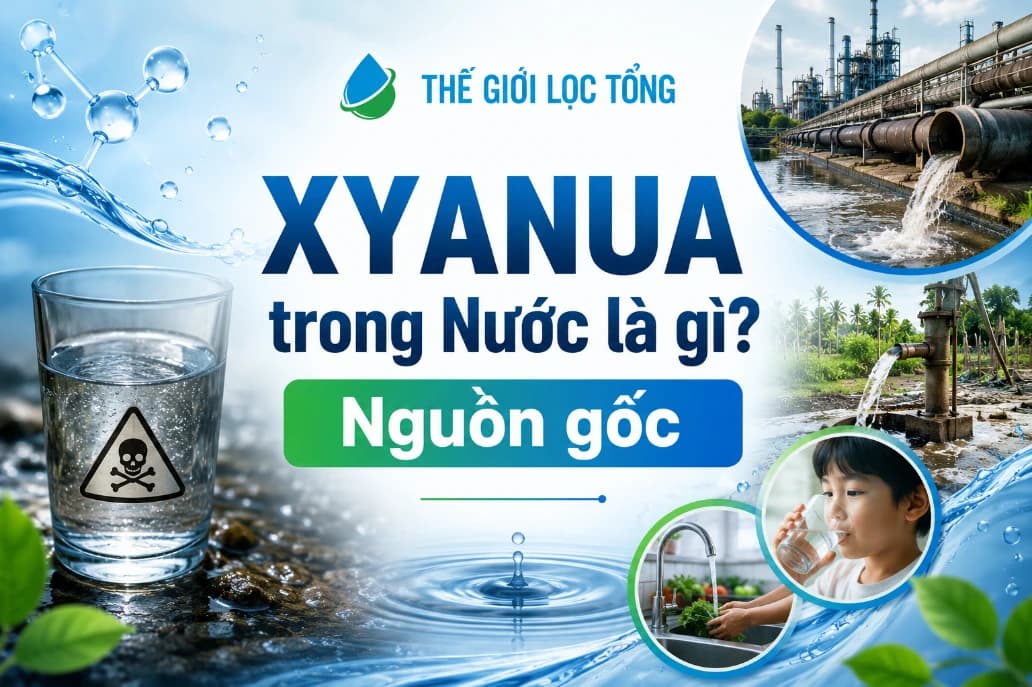 Tìm hiểu nguồn gốc của Xyanua trong nước