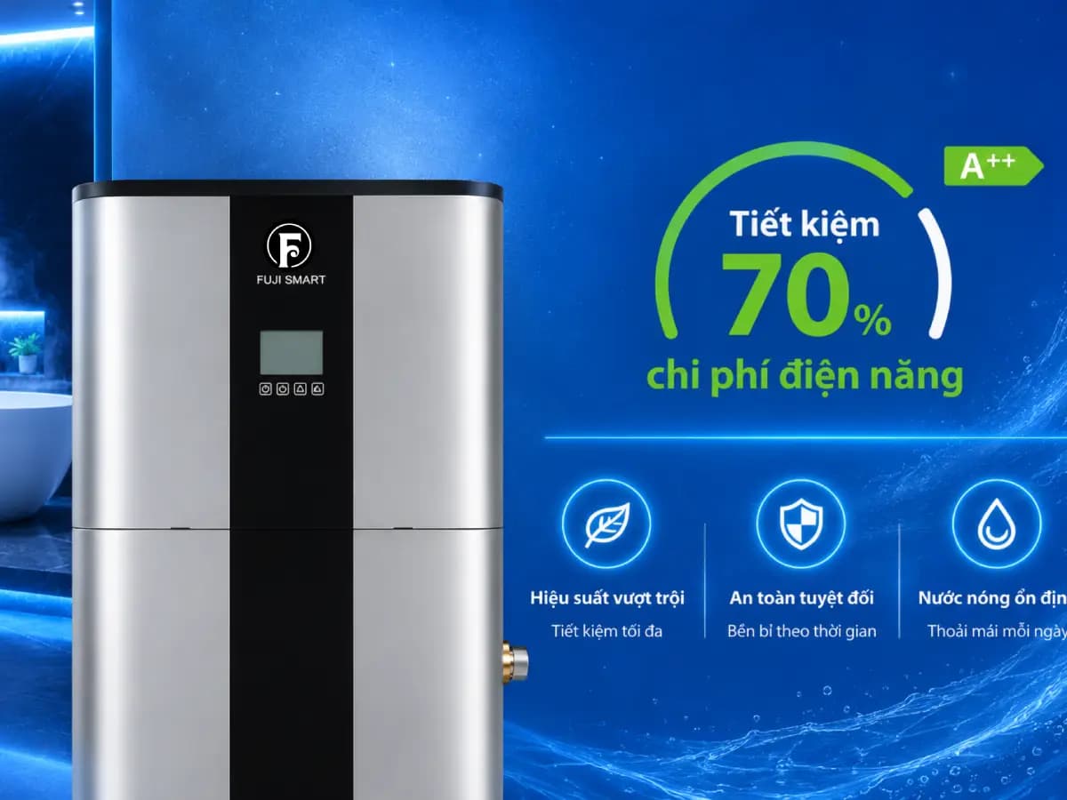 Fuji Smart Heatpump H800 – Trải Nghiệm Nước Nóng Cho Gia Đình