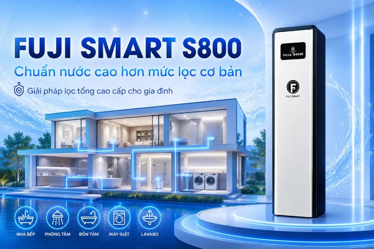 Fuji Smart S800 – Nâng Cấp Chất Lượng Nước Cho Toàn Bộ Ngôi Nhà