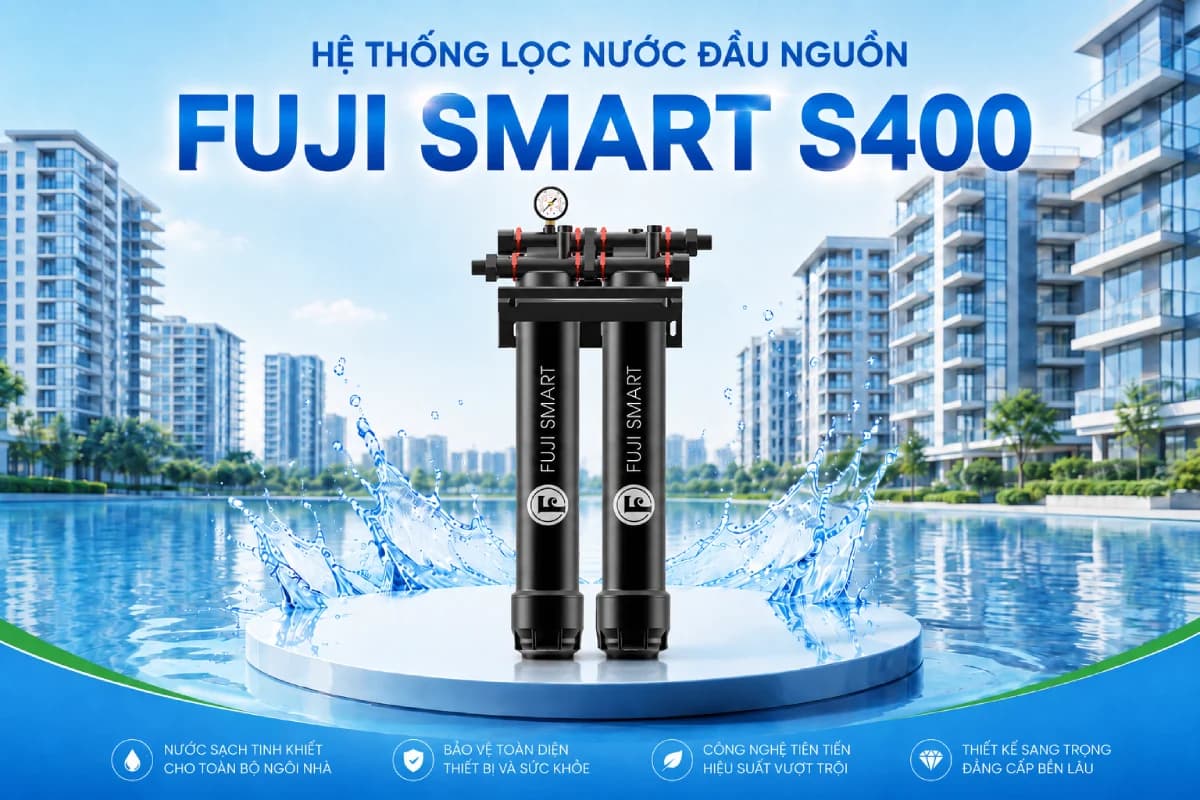 Top 3 hệ thống lọc tổng phù hợp với căn hộ chung cư
