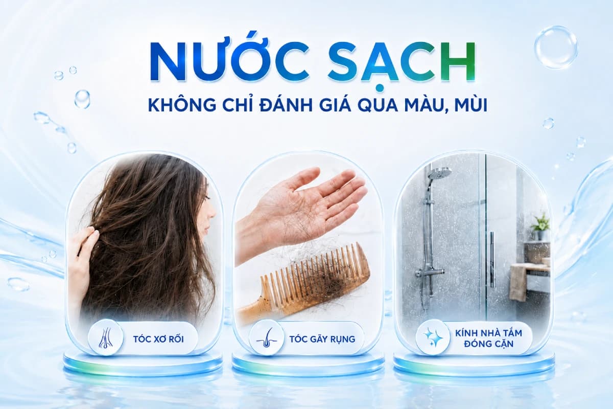 Khi nước sạch không chỉ đáng giá qua màu, mùi