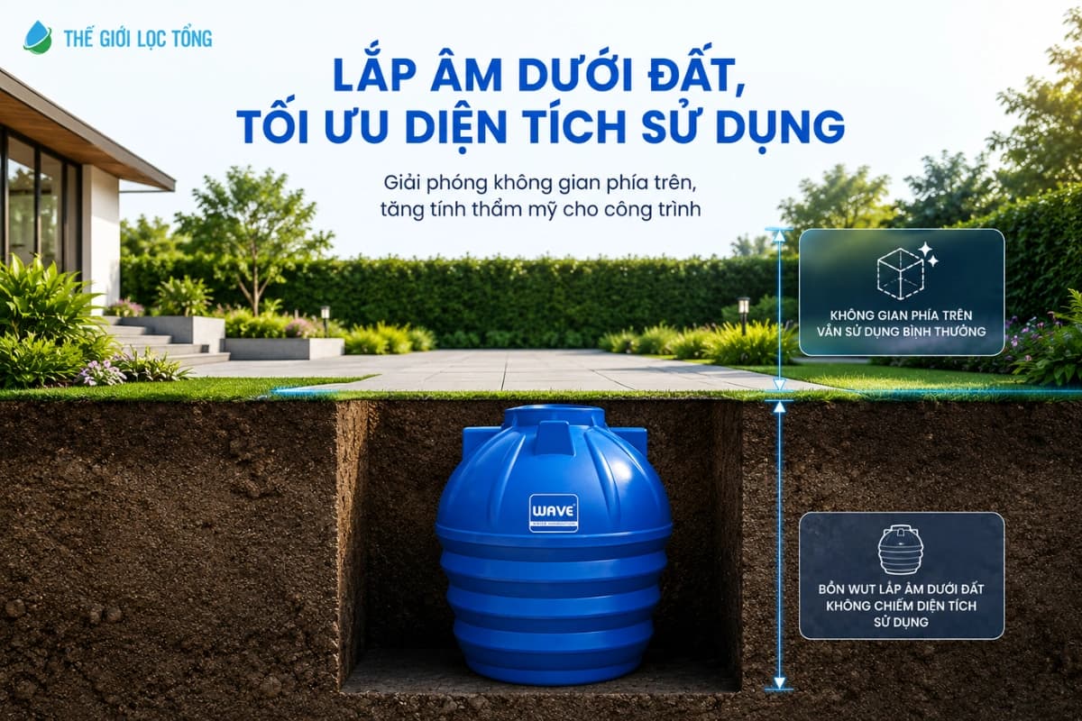 Bồn nước ngầm Wavelife WUT