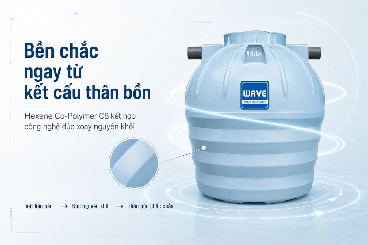 Bồn tự hoại & xử lý nước thải Wavelife WP