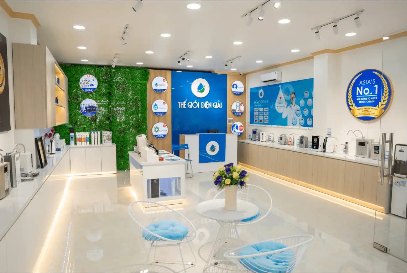 Hình ảnh không gian trải nghiệm của Experience Center Thế Giới Lọc Tổng Cần Thơ