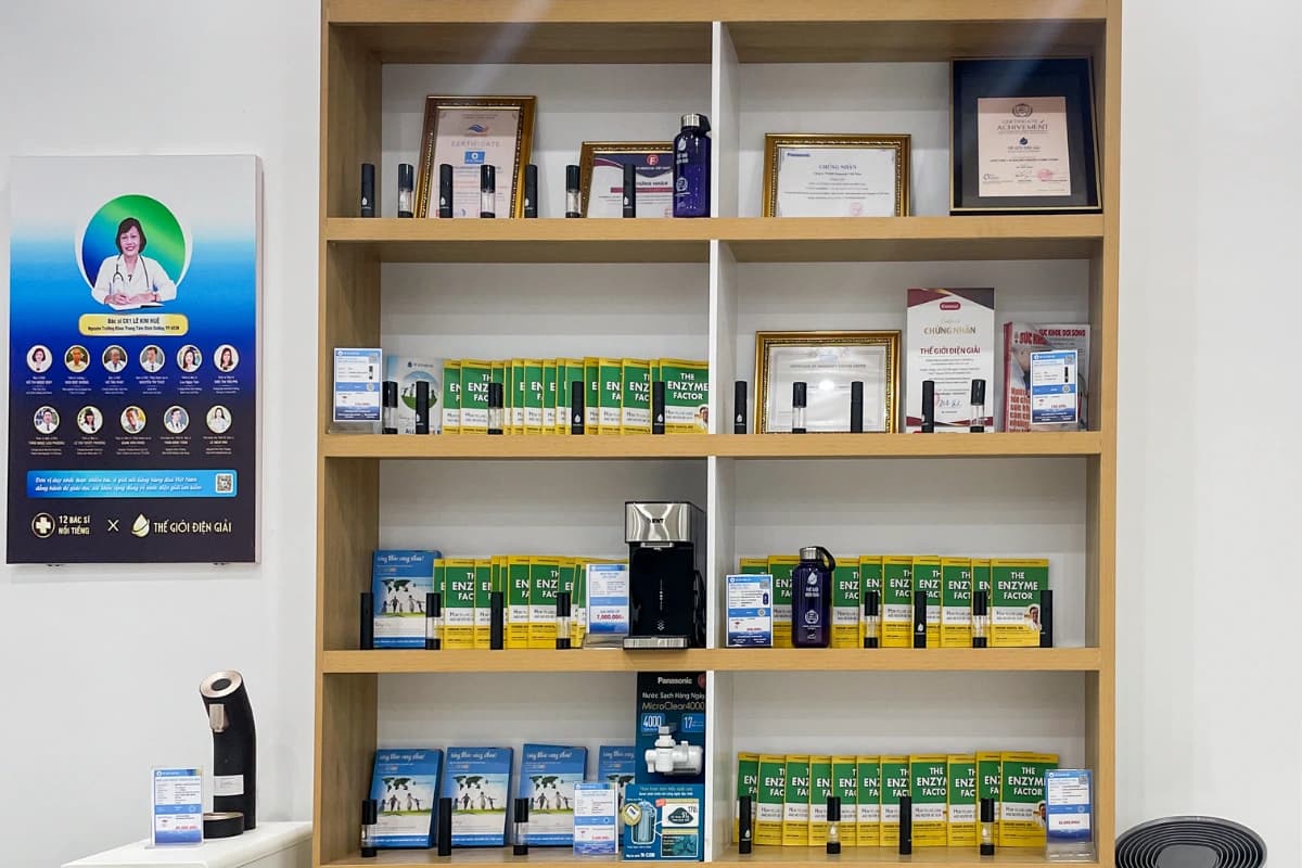 hình ảnh không gian trưng bày của Showroom Thế Giới Lọc Tổng Hà Đông