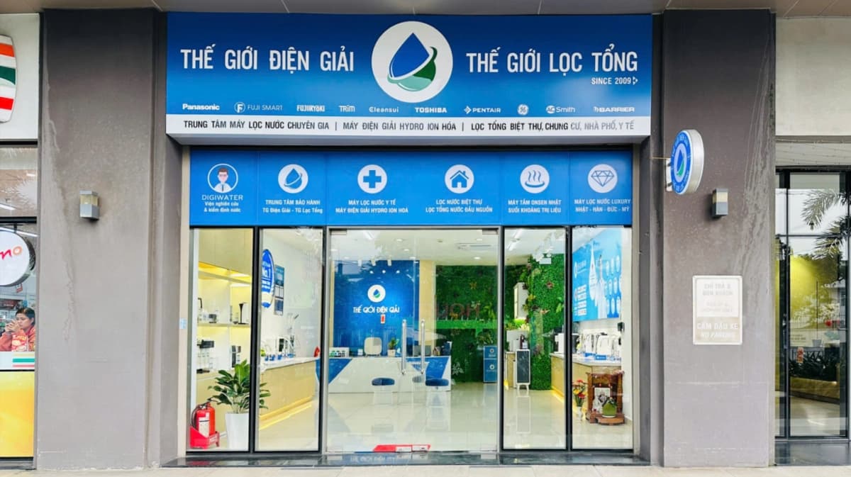 Hình ảnh showroom Thế Giới Lọc Tổng Hòa Bình