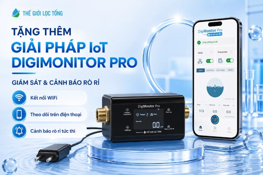 Tặng miễn phí hệ thống IoT DigiMonitor Pro giúp giám sát và báo động tức thì