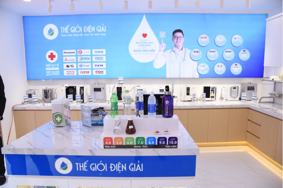 Hình ảnh hệ thống showroom và đại lý toàn quốc của thế giới lọc tổng33